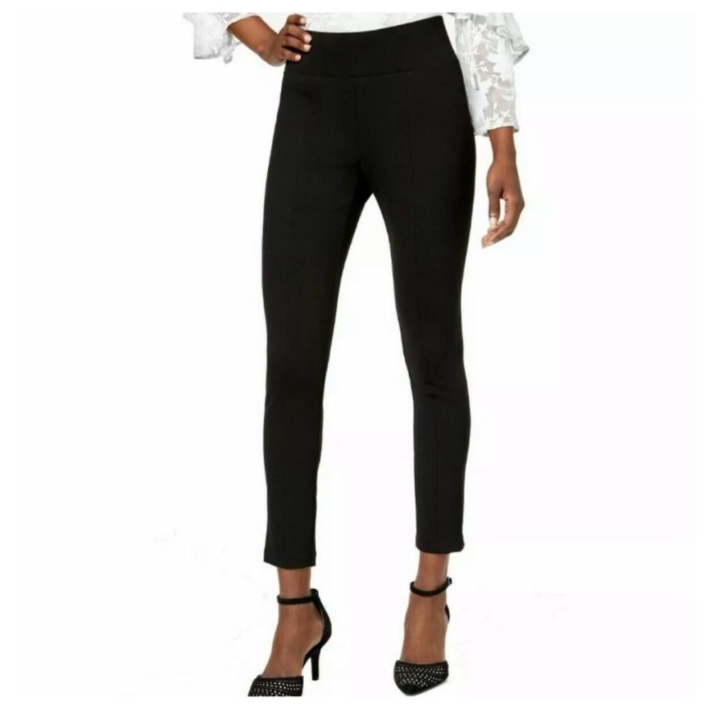 Alfani‎ Women's Comfort Waist Black Cropped Leggings Pull-On Size Petite PM